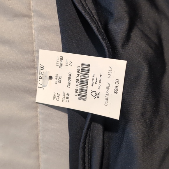 J crew maternity jeans. Size 27 New With Tags Full Belly Coverage Straight Leg - Picture 2 of 7